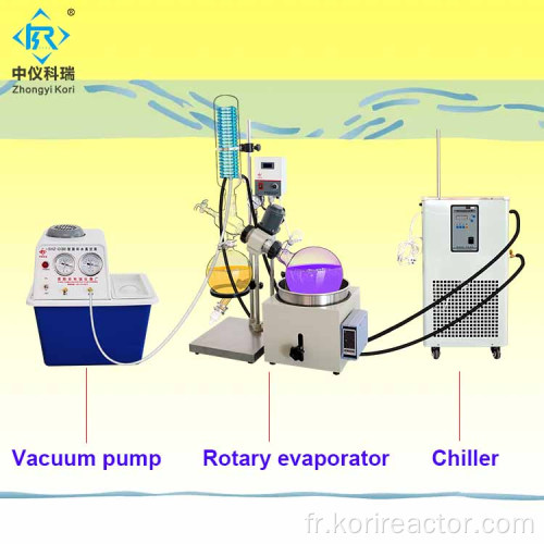 Appareil d&#39;évaporation rotatif de laboratoire RE-501